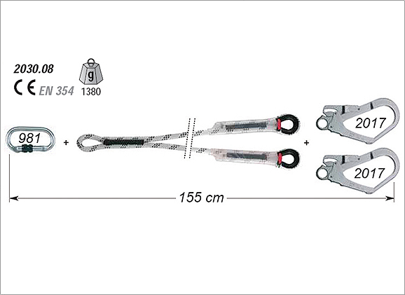 CAMP 2030.08 - Double Lanyard