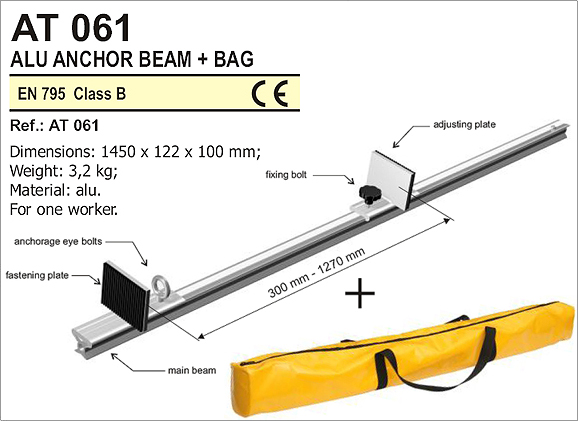 AT 061 - ALU Anchor Beam + Bag