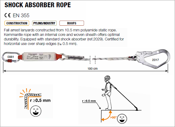 CAMP 50301.06 - Shock Absorber Single Lanyard