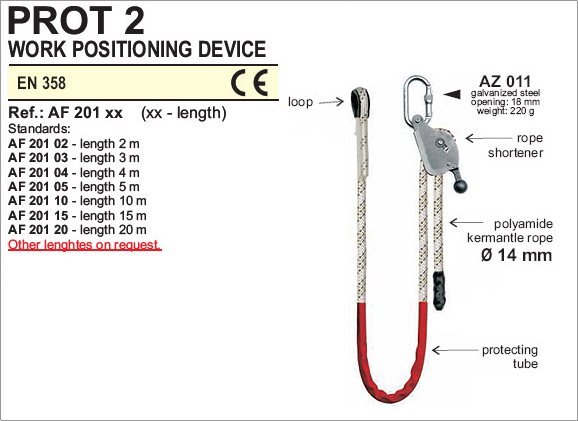 PROTEKT PROT 2 - Work Positioning Device