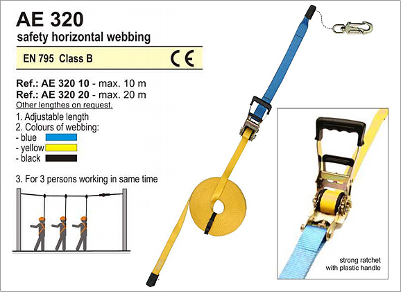 AE 320 Protekt - Temporary Horizontal Lifeline