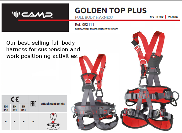CAMP 92111 - Golden Top Harness