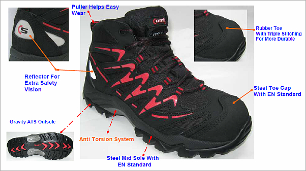 CSL 9349  - Comfort Steel Tennessee Safety Shoe