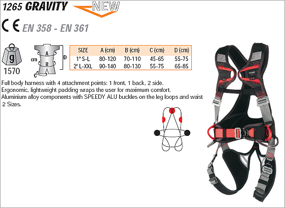CAMP 1265 - Gravity Harness